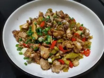 Make Hot pepper fried chicken step 10