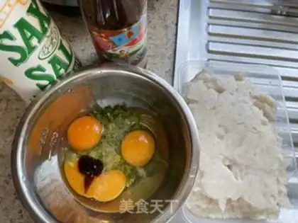 Make Fish skated eggs step 0