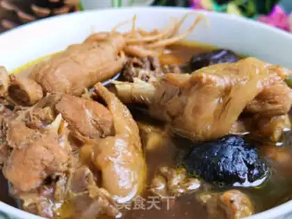 Make Psychic mushroom chicken soup step 6