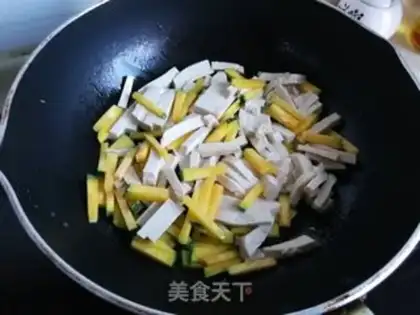 Make Pumpkin tofu step 2