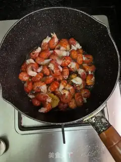 Make Crawfish noodles step 4