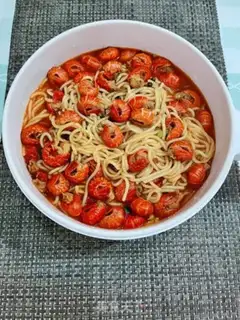 Make Crawfish noodles step 11