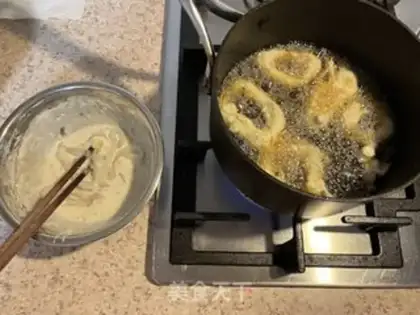 Make Fried squid step 3