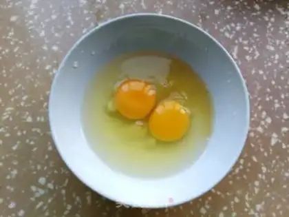 Make radish egg box step 2