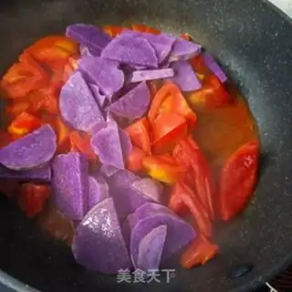 Make The meatballs, the purple mountain medicine tomato soup step 20
