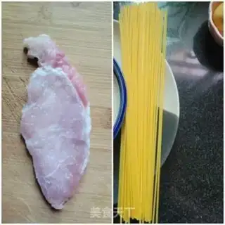 Make Pork pasta step 0