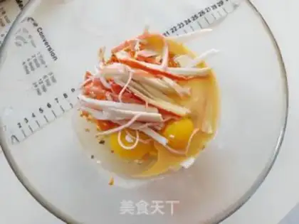 Make Cheese-crab-crawl-eggs step 1