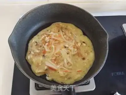 Make Cheese-crab-crawl-eggs step 2