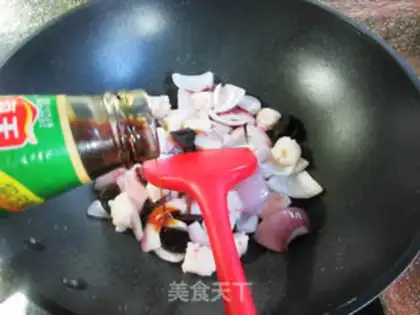 Make Black-mud shrimp-flavored onions step 6