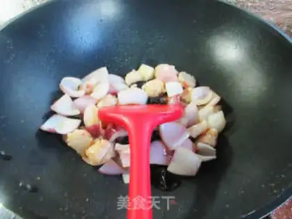 Make Black-mud shrimp-flavored onions step 7