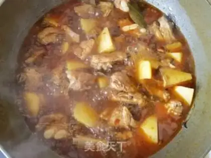 Make Onion potato stew ribs step 17