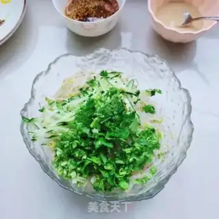 Make Green bean sprouts of wheat noodles step 7