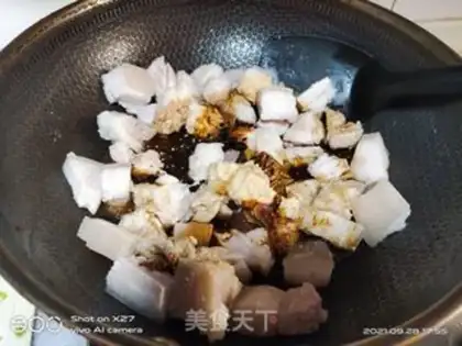 Make Tofu roasted meat step 4