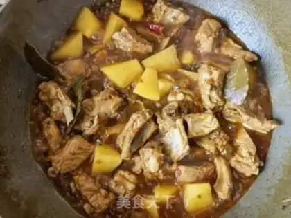 Make Onion potato stew ribs step 18