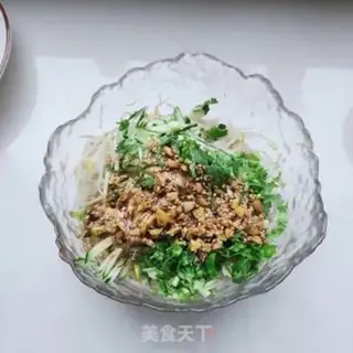 Make Green bean sprouts of wheat noodles step 8