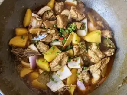 Make Onion potato stew ribs step 21