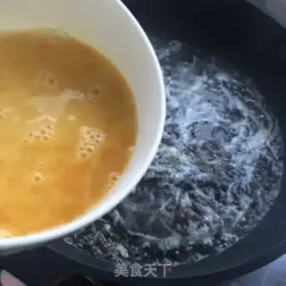 Make Silverfish omelet soup step 6