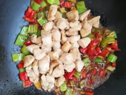 Make Spicy chicken step 14