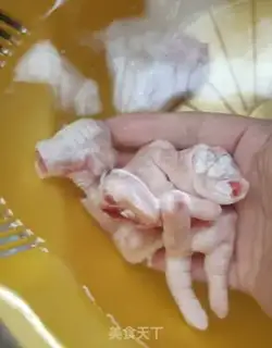 Make Chicken claws, octopus, beans step 0