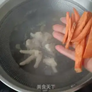 Make Chicken claws, octopus, beans step 5