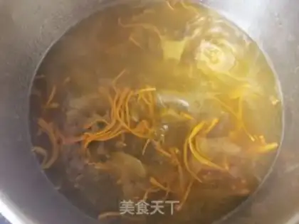 Make Worm grass and cowtail soup step 11