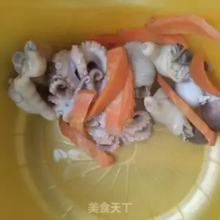 Make Chicken claws, octopus, beans step 10