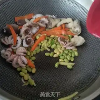 Make Chicken claws, octopus, beans step 18