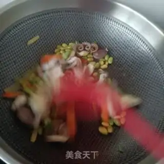 Make Chicken claws, octopus, beans step 20
