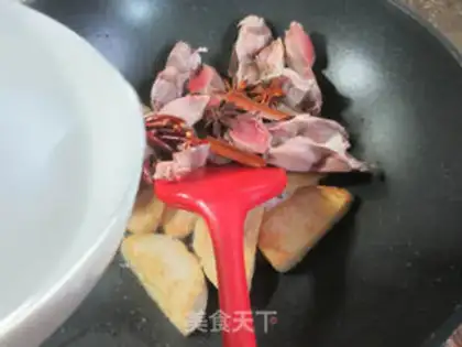 Make A sour chicken with ducks step 5