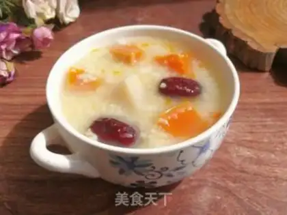 Make Pumpkin apple porridge step 4