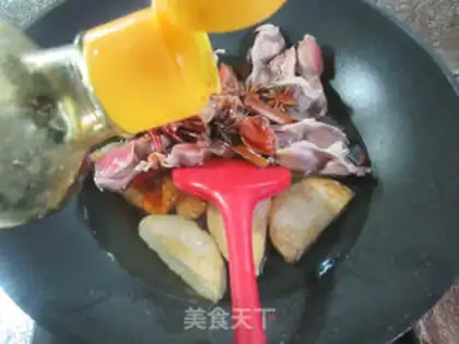 Make A sour chicken with ducks step 6