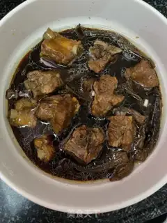 Make Moose mushroom ribs soup noodles step 2