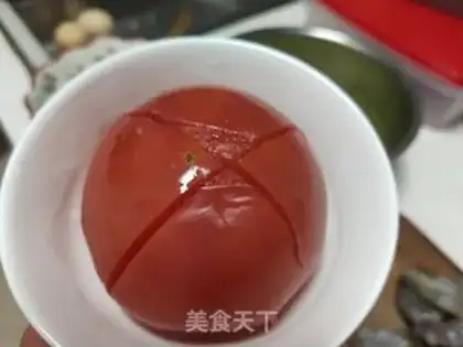 Make Tomato shrimp halogen step 0