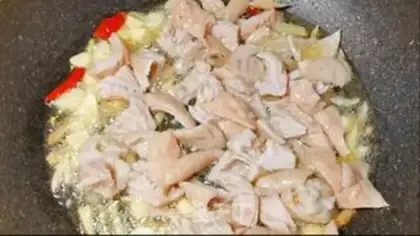 Make Scrambled intestines step 7