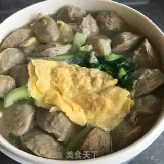 Make Meatball egg soup step 6