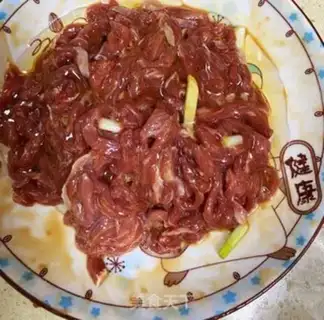 Make Steamed beef silk step 2