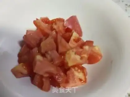 Make Tomato egg paste step 0