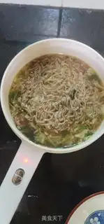 Make Weenies with dry wheat noodles step 3
