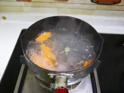 Make Carrot shrimp step 1