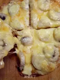 Make Banana hand grab pizza step 5