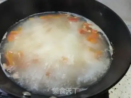 Make Tomato egg paste step 9