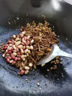 Make Meat and peanuts and beans step 7