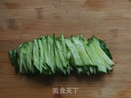 Make Egg dry cucumber step 2