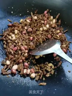 Make Meat and peanuts and beans step 8