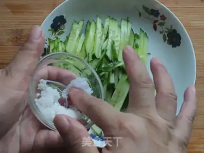 Make Egg dry cucumber step 3