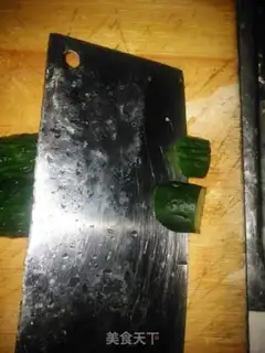 Make Fries and cucumbers step 1