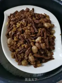 Make Meat and peanuts and beans step 12