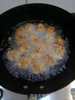 Make Fried oat pork balls step 6