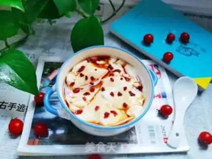 Make Red sugar tofu brain step 14