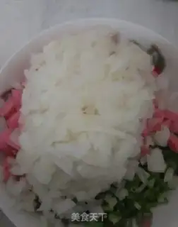 Make Egg fried rice step 2